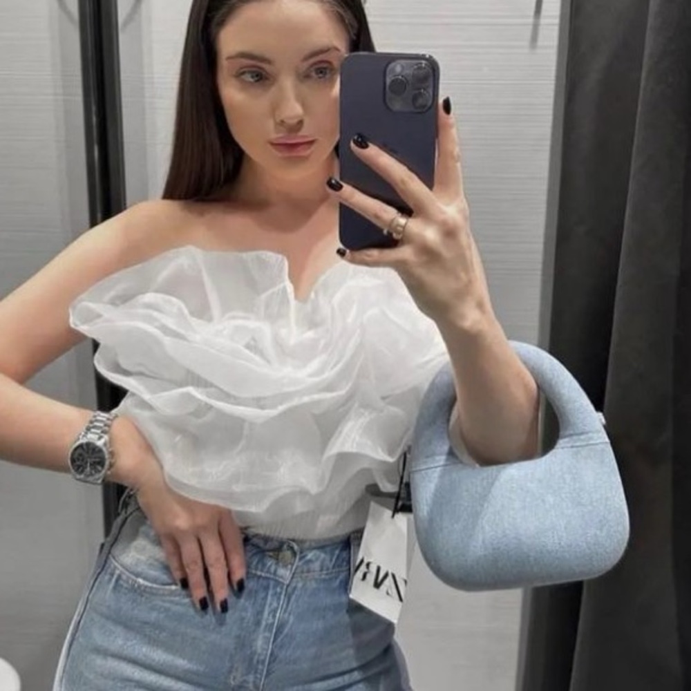 Zara Ruffle top